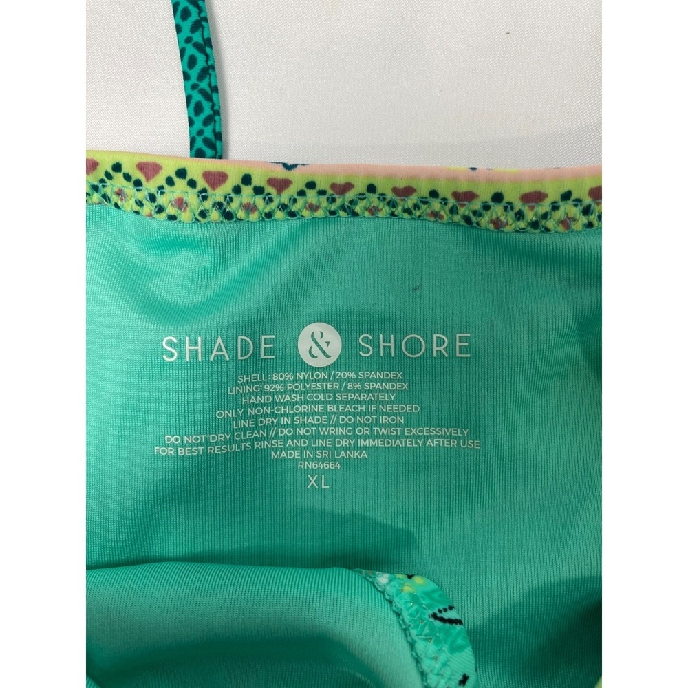 Shade & Shore Bikini Set Boho Print Tassel Tie Sides XL Bottom 36C Top EUC - Picture 4 of 12